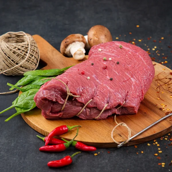 Picanha Ελληνικού Μόσχου Γεμιστή(Baby σπανάκι, Παρμεζάνα, μανιτάρι porto-bello, Σως Porcini) Παραγωγής μας