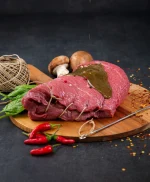 Picanha Ελληνικού Μόσχου Γεμιστή(Baby σπανάκι, Παρμεζάνα, μανιτάρι porto-bello, Σως Porcini) Παραγωγής μας